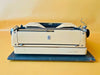 Working Typewriter Erika Model 10 Cream With Case And Brushes QWERTY