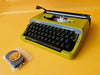Working Typewriter Brother Deluxe 220 Green Ultra Mint
