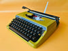 Working typewriter Brother Deluxe 220 green front view