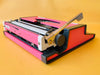 Vintage Olympia Traveller De Luxe Typewriter - Custom Pink Working Typewriter with Case QWERTY