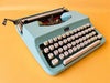 Working Typewriter Nakajima All Model 2000 Custom Cyan Blue