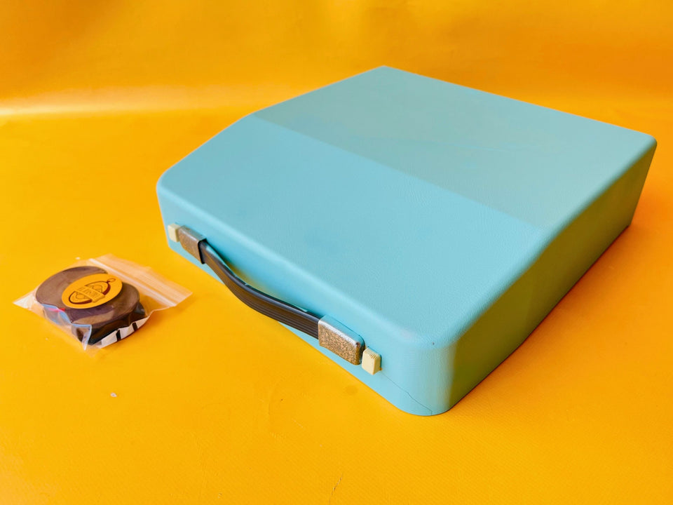 Working Typewriter Nakajima All Model 2000 Custom Cyan Blue