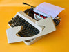 Working Typewriter Underwood 18 Gray Portable Spanish Qwerty