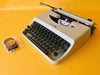 Working Typewriter Underwood 18 Gray Portable Spanish Qwerty