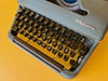 Working Typewriter Olympia SM3 Teal Spanish QWERTY Small Font