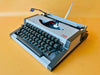 AEG Olympia Traveller de Luxe typewriter English QWERTY keyboard