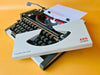 Working Olympia Traveller Deluxe Typewriter English QWERTY| White & Black | 1970s