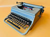 Working typewriter Hispano Olivetti Studio 46 mint green front view