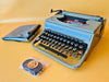 Working Hispano Olivetti Studio 46 | Rare Glass Keys | Sage Green