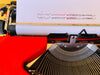 Sperry Remington Idool typesample sheet typed in black ink