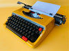 Working Typewriter Brother Deluxe 262TR Orange Spanish Qwerty