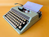 Working Typewriter Royal 200 Cyan Custom Painted Spanish Qwerty