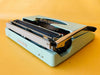 Working Typewriter Royal 200 Cyan Custom Painted Spanish Qwerty