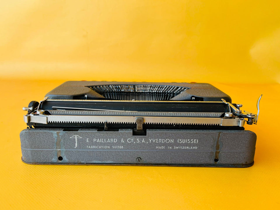 Working Typewriter Hermes Baby Metal German Qwertz With Case