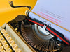 Working Typewriter Maritsa 11 Red Custom Painted Spanish Qwerty