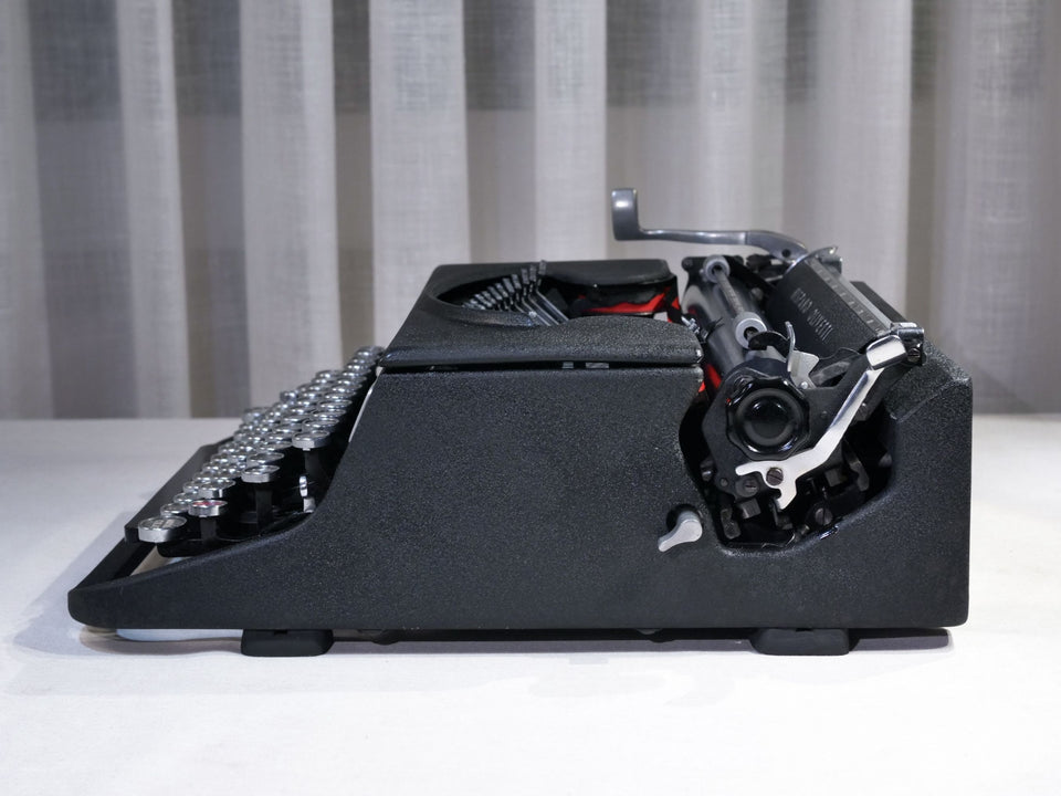 Hispano Olivetti Studio 46 | 1950s Black Metal | Industrial Elegance