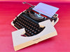 Working Typewriter Triumph Tessy White Ultra-Portable
