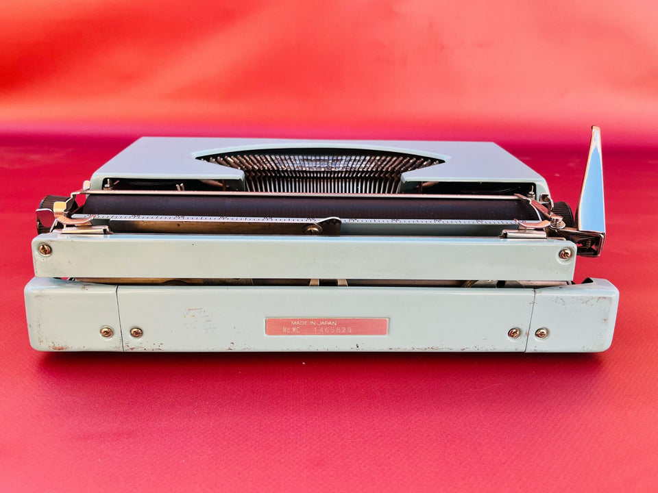 Working Typewriter Imperial 200 Mint Blue With Case