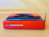 Working Typewriter Hermes Baby Orange 1969 With Case