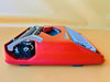 Working Typewriter Hermes Baby Orange 1969 With Case