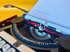 Working Typewriter Hermes Baby Orange 1969 With Case
