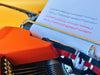Working Typewriter Hermes Baby Orange 1969 With Case