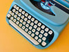 Working Typewriter Singer T4 Scholastic Blue Spanish QWERTY