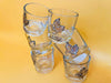 Vintage Spanish Silvered Shot Glass Set - Mid-Century Silver-Plated Barware - Set of 6