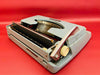 Brother Blue Metal Typewriter - Working 1970s Manual Machine - AZERTY with Case