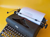 Royal Portable Typewriter - Working 1930s Manual Machine - Black AZERTY