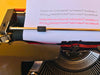 Olivetti Lettera 32 typesample sheet typed in black and red