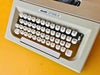 Working Typewriter Olivetti Lettera 25 Beige Spanish QWERTY