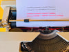 Olivetti Lettera 25 typesample sheet typed in black and red
