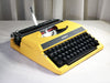 Working Yellow Safari 2 Typewriter | 1970s Japanese Typewriter