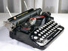 Underwood Standard Portable Typewriter 1921 Black – Working Manual with Case