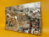 Vintage bronze horse wall plaque interior decor display