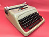 Olivetti Studio 44 Typewriter – Gray Manual Portable Vintage Typewriter