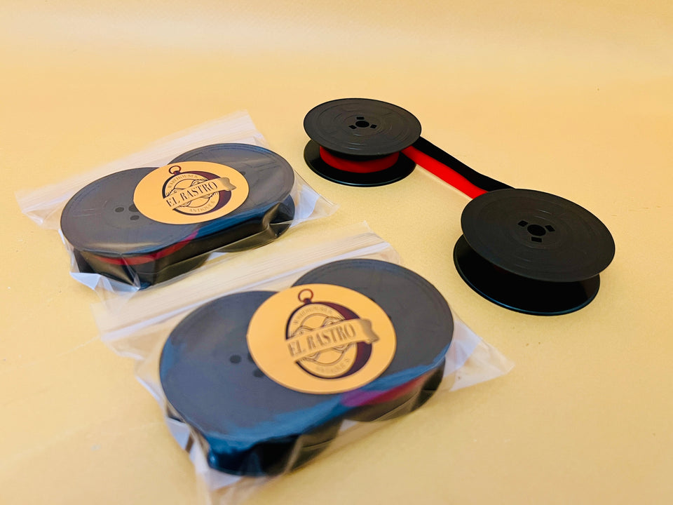 Olivetti Typewriter Ribbons (GR4 Standard) - Black & Red Twin Spool