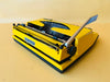 Royal Sahara Portable Typewriter Yellow  – Spanish QWERTY – With Case – Serviced & Working