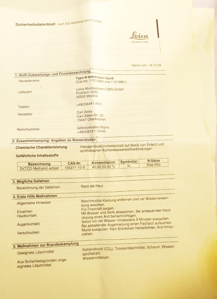 Leica DM1000 microscope original documents manuals and accessories