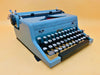 Vintage Blue Royal Quiet De Luxe | Fully Working QWERTY Manual | 1950s Retro