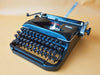 Vintage Erika 1930s Typewriter | Fully Working QWERTY Manual | German Engineering Black