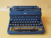 Royal Portable Typewriter - Working 1930s Manual Machine - Black AZERTY