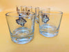 Vintage Spanish Silvered Shot Glass Set - Mid-Century Silver-Plated Barware - Set of 6