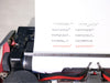 Brother deluxe 220 typing sample black and red ink