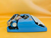 Nogamatic 400 Typewriter – 1970s Blue Manual Typewriter with Case