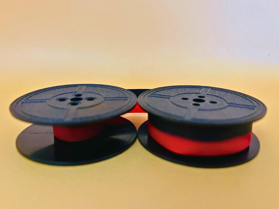 Universal Typewriter Ribbon - Twin Spool Black & Red Ink - Multipack 2 to 6
