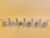 Vintage Spanish Silvered Shot Glass Set - Mid-Century Silver-Plated Barware - Set of 6