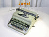 Jewel keyboard detail QWERTZ keys close-up