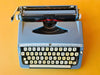 Brother Deluxe keyboard detail AZERTY keys close-up